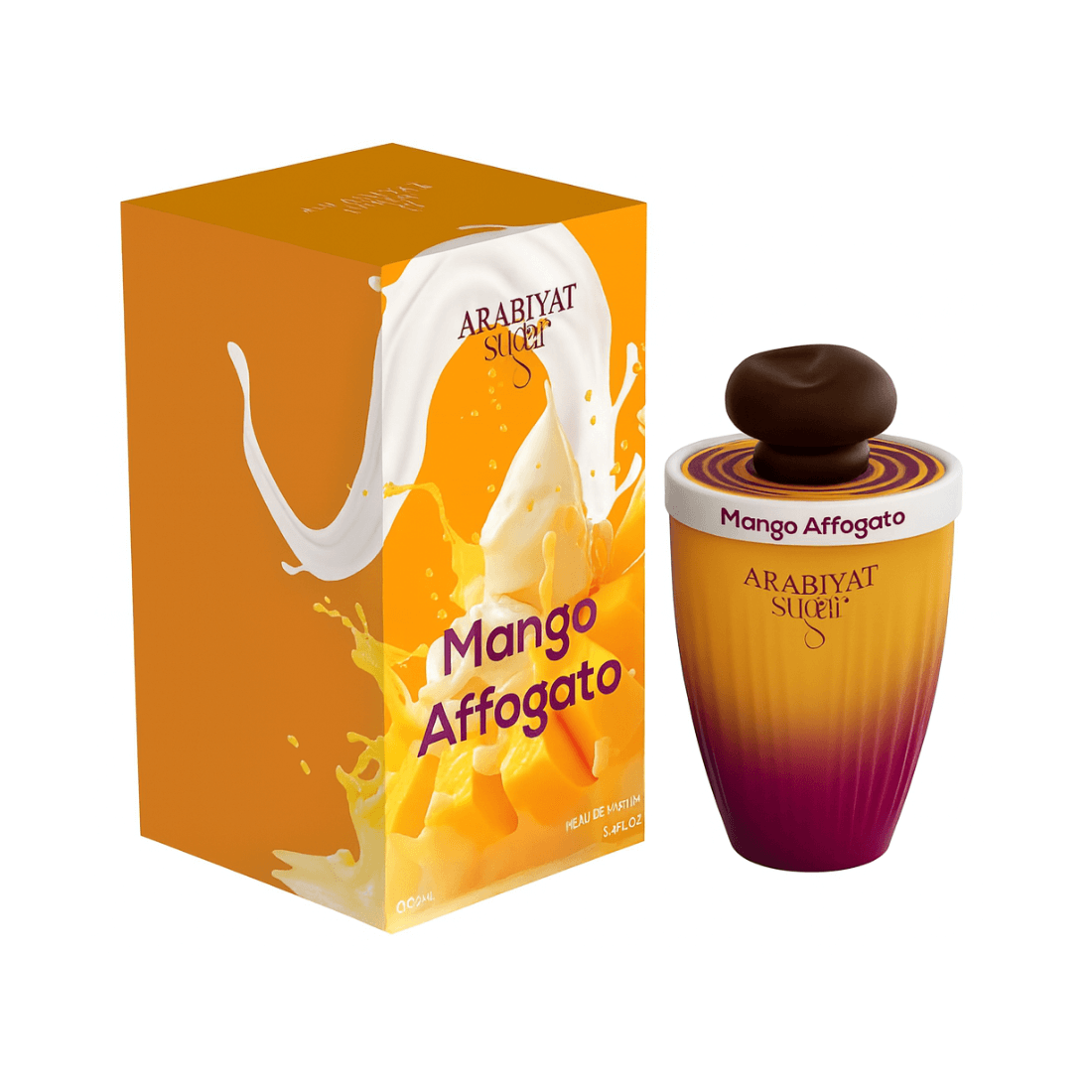 Arabiyat Prestige Mango Affogato Parfum - exotischer Fruchtduft mit Mango und cremigem Vanilleeis